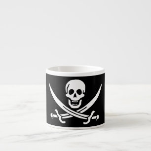 Piratenflagge der Piratenflagge Espressotasse