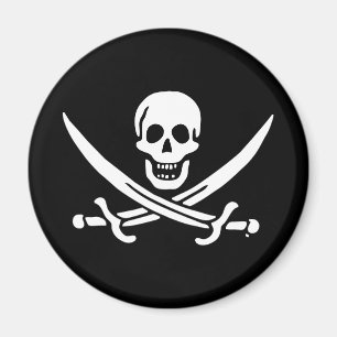 Piratenflagge der Piratenflagge Magnet
