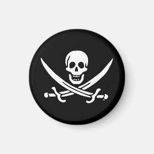 Piratenflagge der Piratenflagge Magnet