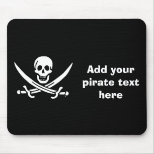 Piratenflagge der Piratenflagge Mousepad