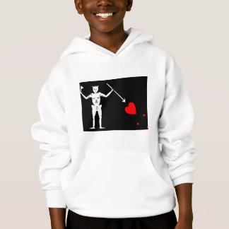 Piratenflagge Edward Teach Flag Hoodie