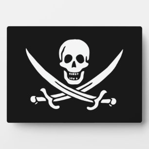 Piratenflagge Fotoplatte