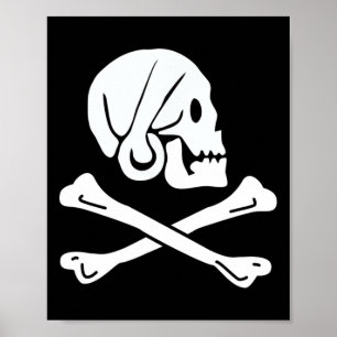 Piratenflagge Henry Every Pirate Flag Poster
