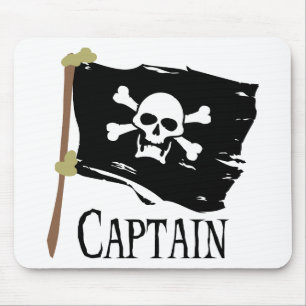 Piratenflagge-Kapitän Mousepad