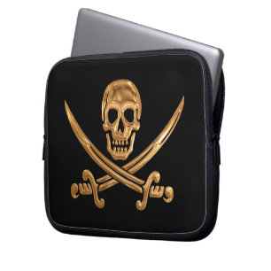 Piratenflagge Laptopschutzhülle