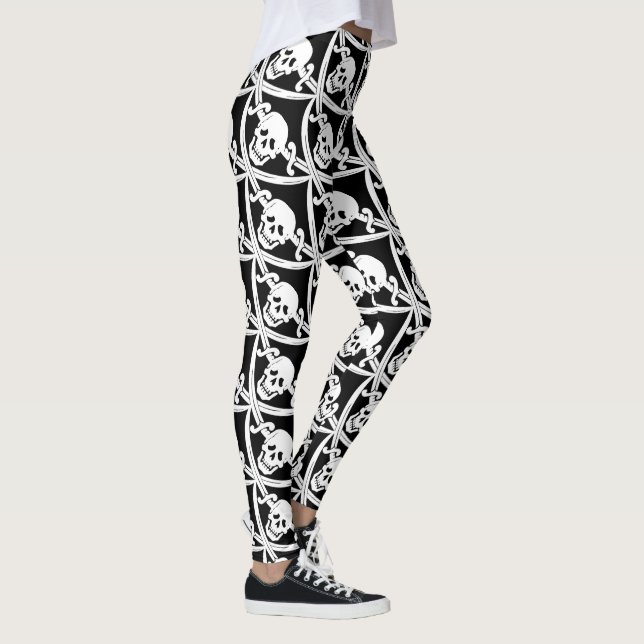 Piratenflagge Leggings (Rechts)