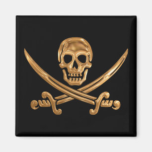 Piratenflagge Magnet
