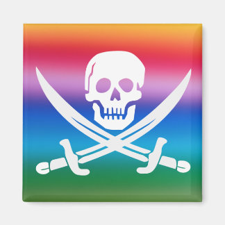 Piratenflagge Magnet