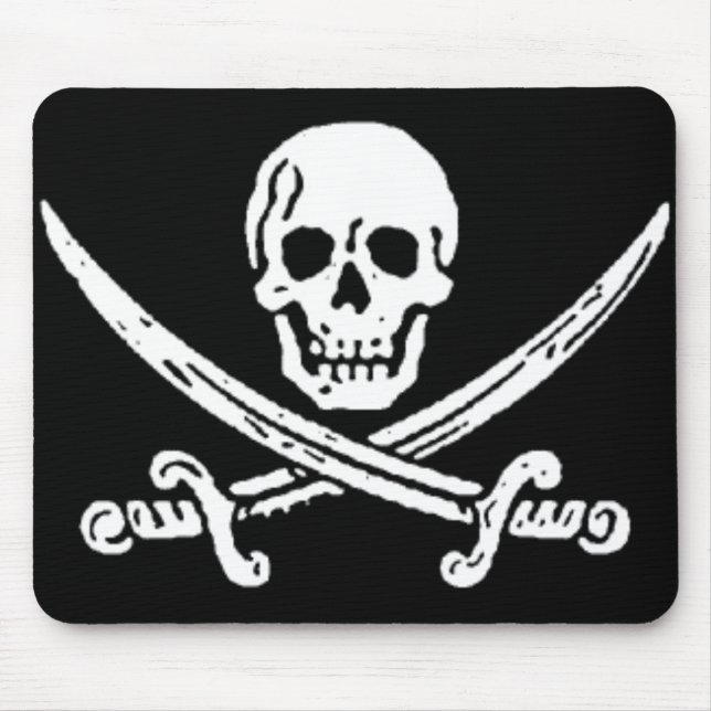 Piratenflagge Mousepad (Vorne)