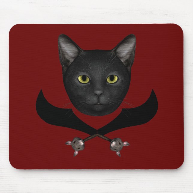 Piratenflagge Mousepad (Vorne)