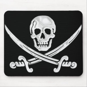 Piratenflagge Mousepad