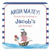 Piratenflagge Pirate Ahoy Matey Birthday Party Gef