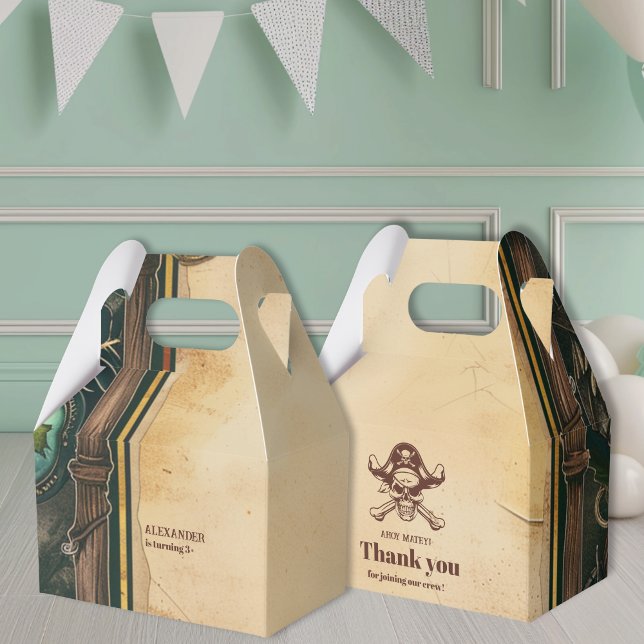 Piratenflagge Pirate Birthday Party Geschenkschachtel (Von Creator hochgeladen)