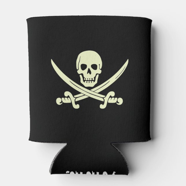Piratenflagge Pirate Can Cooler Dosenkühler (Rückseite)