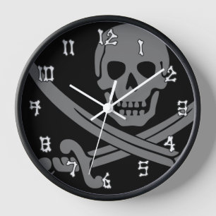 Piratenflagge Pirate Dark Uhr