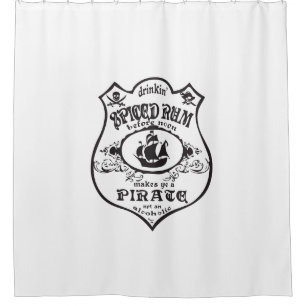 Piratenflagge Pirate Duschvorhang