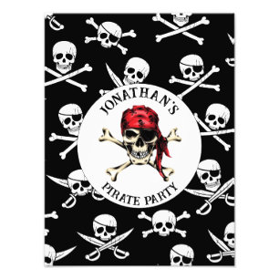 PIRATENFLAGGE PIRATE FOTODRUCK