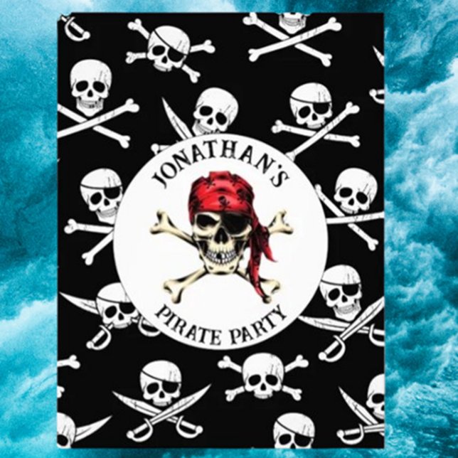 PIRATENFLAGGE PIRATE FOTODRUCK (Celebrate your adventurous spirit with the Jolly Roger Pirate Poster)