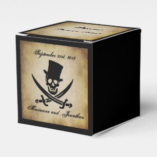 Piratenflagge Pirate Gastgeschenk Hochzeit Geschenkschachtel