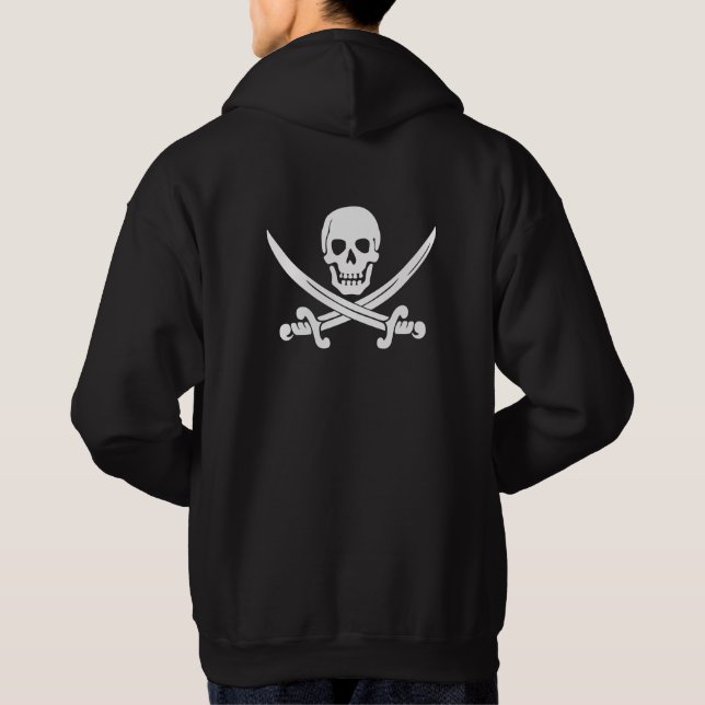 Piratenflagge Pirate Hoodie (Rückseite)