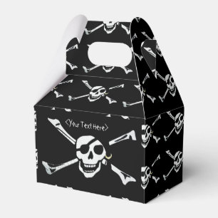 Piratenflagge Pirate Skull Muster Gefälligkeitsbox Geschenkschachtel