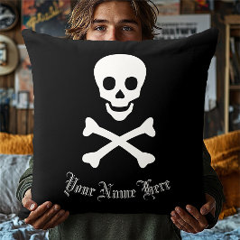 Piratenflagge Pirate Skull und Kreuzbones Kissen
