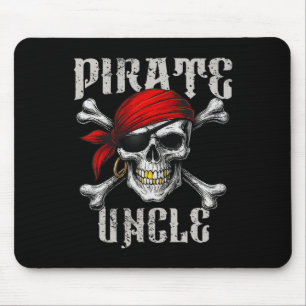 Piratenflagge Pirate und Schädelknochen Mousepad