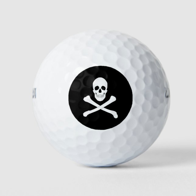 Piratenflagge (Piratenflagge) Golfball (Vorderseite)