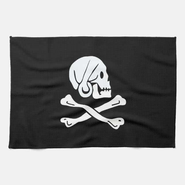 Piratenflagge - Piratenflagge Küchentuch (Horizontal)