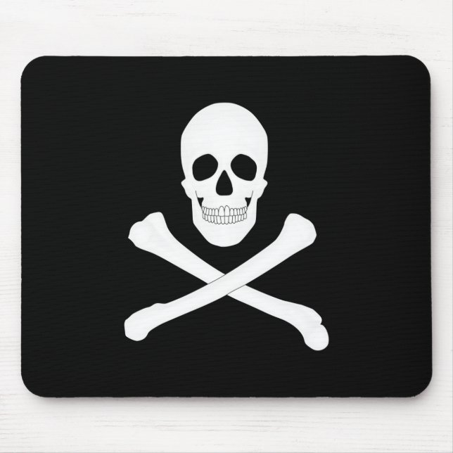 Piratenflagge (Piratenflagge) Mousepad (Vorne)