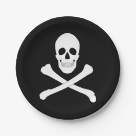Piratenflagge (Piratenflagge) Pappteller