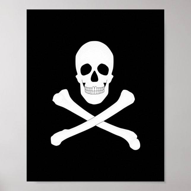 Piratenflagge (Piratenflagge) Poster (Vorne)