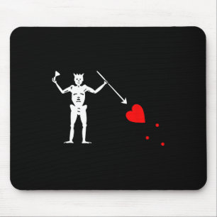 Piratenflagge Piratenflagge Skelett Hallow Mousepad