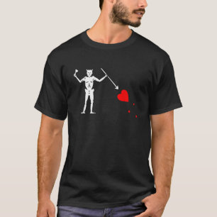 Piratenflagge Piratenflagge Skelett Hallow T-Shirt