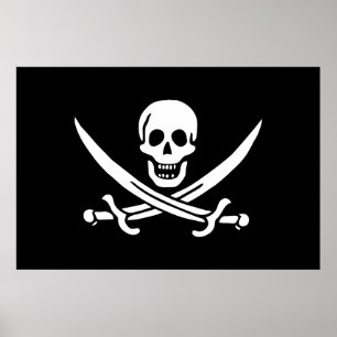 Piratenflagge Poster