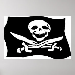 Piratenflagge Poster