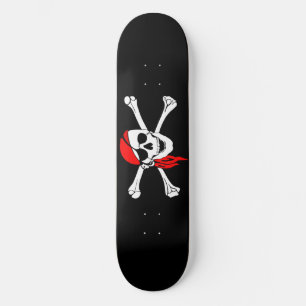 Piratenflagge Skateboard Deck