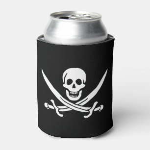 Piratenflagge Skull Crossed Schwerter Dosenkühler