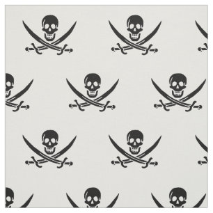 Piratenflagge Skull Crossed Schwerter Stoff