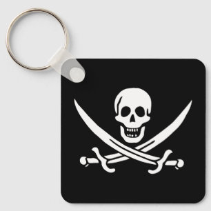 Piratenflagge Skull & Schwerter Jack Calico Schlüsselanhänger
