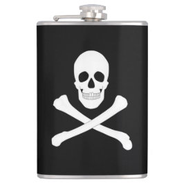 Piratenflagge (Skull und Crossbones) (Piratenflagg Flachmann