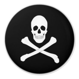 Piratenflagge (Skull und Crossbones) (Piratenflagg Keramikknauf