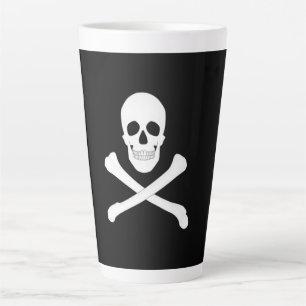 Piratenflagge (Skull und Crossbones) (Piratenflagg Milchtasse