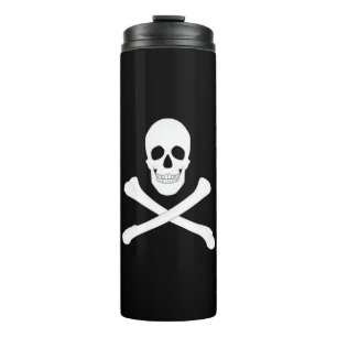 Piratenflagge (Skull und Crossbones) (Piratenflagg Thermosbecher