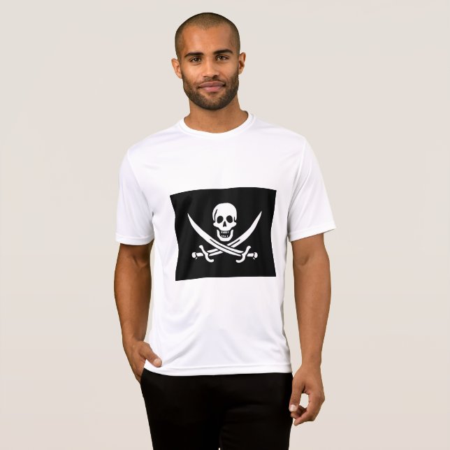 Piratenflagge T-Shirt (Vorne ganz)