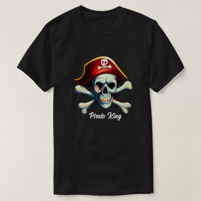 Piratenflagge T-Shirt (Design vorne)