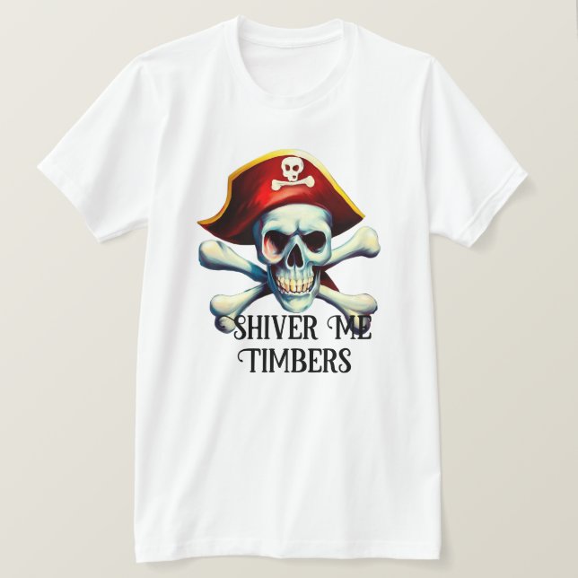 Piratenflagge T-Shirt (Design vorne)