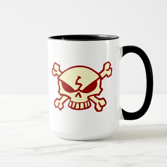 Piratenflagge Tasse (Rechts)