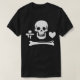 Piratenflagge von Stede Bonnet T-Shirt (Design vorne)