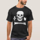 Piratenflagge von Stede Bonnet T-Shirt (Vorderseite)